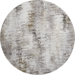 Luxury Washable Lumara Putty 8' x 8' Round Rug