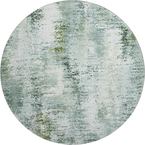 Luxury Washable Lumara Sage 8' x 8' Round Rug