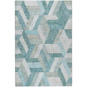 Luxury Washable Lorenzo Teal Rug