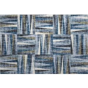 Luxury Washable Lorenzo Denim Rug