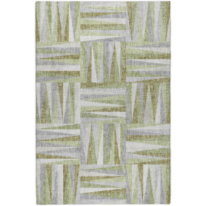 Luxury Washable Lorenzo Green Rug