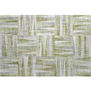 Luxury Washable Lorenzo Green Rug