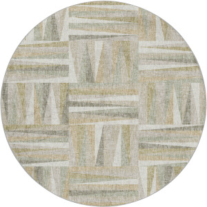 Luxury Washable Lorenzo Linen 8' x 8' Round Rug