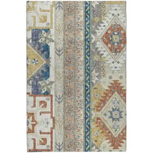 Luxury Washable Lorenzo Ivory 8\' x 10\' Rug
