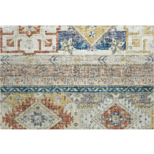 Luxury Washable Lorenzo Ivory Rug