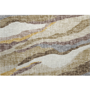Luxury Washable Lorenzo Beige Rug