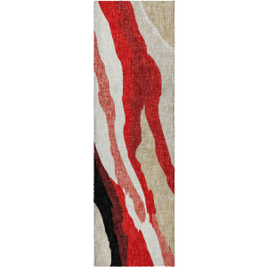 Luxury Washable Lorenzo Red 2'3