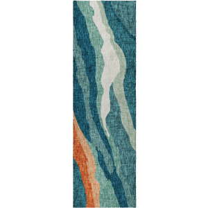 Luxury Washable Lorenzo Teal 2'3