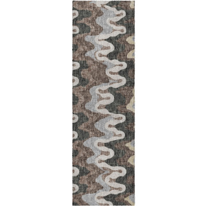 Luxury Washable Lorenzo Charcoal 2'3