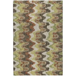 Luxury Washable Lorenzo Chocolate 9\' x 12\' Rug