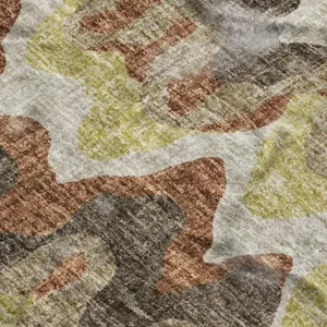 Luxury Washable Lorenzo Chocolate 1\'8\" x 2\'6\" Rug