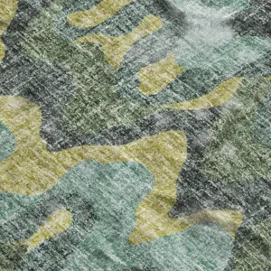 Luxury Washable Lorenzo Teal 3\' x 5\' Rug