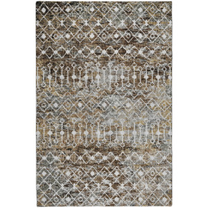 Luxury Washable Lorenzo Brown Rug
