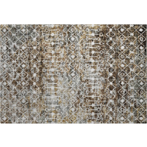 Luxury Washable Lorenzo Brown Rug