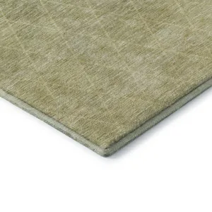 Luxury Washable Lazio Aloe 1\'8\" x 2\'6\" Rug