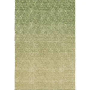 Luxury Washable Lazio Aloe 5\' x 7\'6\" Rug