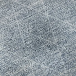 Luxury Washable Lazio Blue 9\' x 12\' Rug