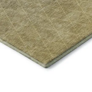 Luxury Washable Lazio Gold 9\' x 12\' Rug