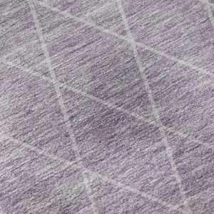 Luxury Washable Lazio Lavender 8\' x 8\' Round Rug