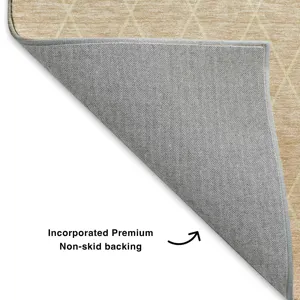 Luxury Washable Lazio Salmon 9\' x 12\' Rug