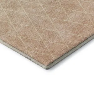 Luxury Washable Lazio Salmon 9\' x 12\' Rug