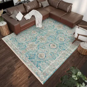 Indoor/Outdoor Marbella Mediterranean Washable 8\' x 10\' Rug