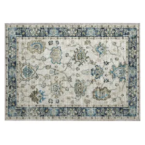 Indoor/Outdoor Marbella Flax Washable 1\'8\" x 2\'6\" Rug