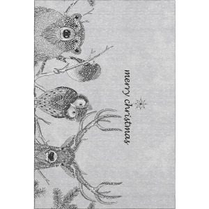 Luxury Washable Indoor/Outdoor Merry & Bright Flannel Rug