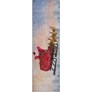 Luxury Washable Indoor/Outdoor Merry & Bright Twilight 2'3