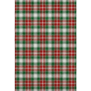 Luxury Washable Indoor/Outdoor Merry & Bright Emerald Rug