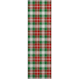 Luxury Washable Indoor/Outdoor Merry & Bright Emerald 2'3