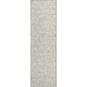 Luxury Washable Indoor/Outdoor Merry & Bright Beige 2'3