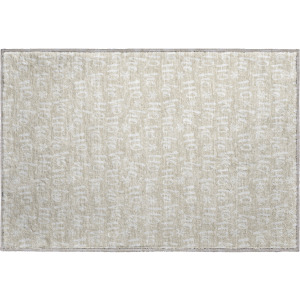 Luxury Washable Indoor/Outdoor Merry & Bright Beige Rug