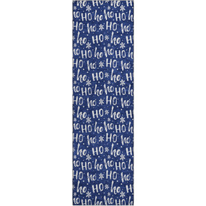Luxury Washable Indoor/Outdoor Merry & Bright Navy 2'3