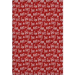 Luxury Washable Indoor/Outdoor Merry & Bright Red Rug