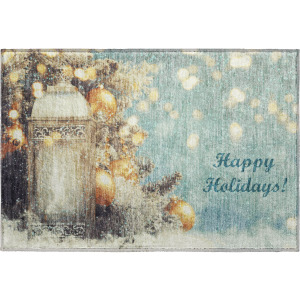 Luxury Washable Indoor/Outdoor Merry & Bright Skydust Rug