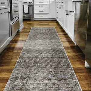 Neola Grey 2\'3\" x 7\'10\" Runner Rug