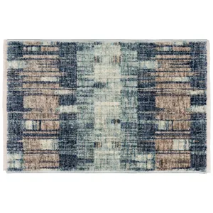 Neola Navy 1\'8\" x 2\'6\" Rug