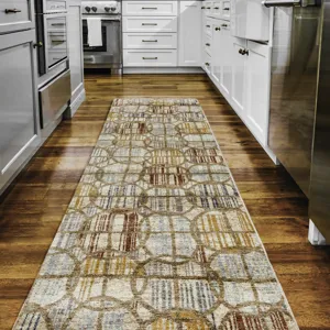 Neola Khaki 2\'3\" x 7\'10\" Runner Rug