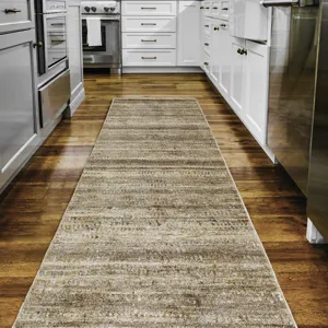 Neola Mocha 2\'3\" x 7\'10\" Runner Rug