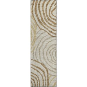 Machine Washable Indoor/Outdoor Neo Gold 2'3