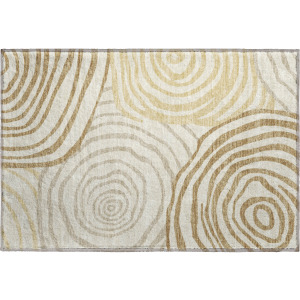 Machine Washable Indoor/Outdoor Neo Gold Rug