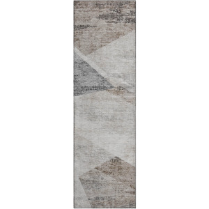 Machine Washable Indoor/Outdoor Neo Silver 2'3