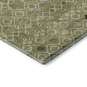 Machine Washable Indoor/Outdoor Neo Sage 2\'6\" x 3\'10\" Rug