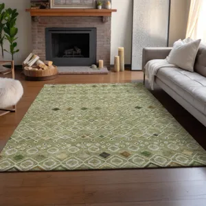 Machine Washable Indoor/Outdoor Neo Sage 2\'6\" x 3\'10\" Rug