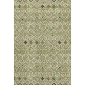 Machine Washable Indoor/Outdoor Neo Sage 2\'6\" x 3\'10\" Rug