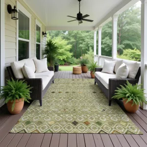 Machine Washable Indoor/Outdoor Neo Sage 2\'6\" x 3\'10\" Rug