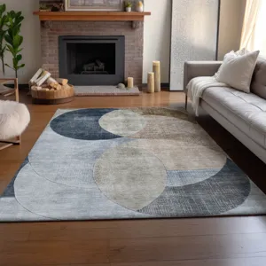 Machine Washable Indoor/Outdoor Neo Sky 5\' x 7\'6\" Rug