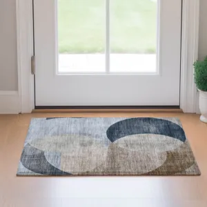 Machine Washable Indoor/Outdoor Neo Sky 1\'8\" x 2\'6\" Rug
