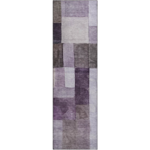 Machine Washable Indoor/Outdoor Neo Eggplant 2'3